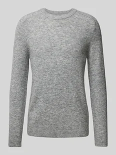 Sweter z dzianiny z okrągłym dekoltem model ‘RAI’ - Swetry męskie - miniaturka - grafika 1
