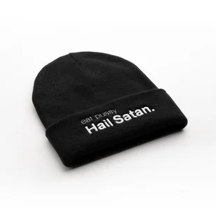 Czapka Holy Blvk Hail Satan Beanie - Czapki i chusty sportowe męskie - miniaturka - grafika 1