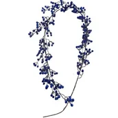 Ozdoby bożonarodzeniowe - Gałązka SASKA GARDEN Girlanda z owoców granatowej jarzębiny 160 cm - miniaturka - grafika 1