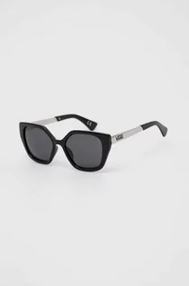 Okulary przeciwsłoneczne - Vans okulary przeciwsłoneczne damskie kolor czarny - grafika 1