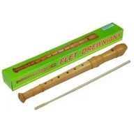 Instrumenty muzyczne dla dzieci - Schemat Flet drewniany - miniaturka - grafika 1