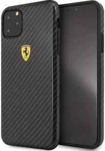 Ferrari On Truck Racing Shield Hardcase - Etui iPhone 11 Pro Max (Carbon Effect/Black) - Etui i futerały do telefonów - miniaturka - grafika 1