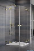 Kabiny prysznicowe - Radaway Essenza Pro Brushed Gold Pdd kabina 80x90 cm szczotkowane złoto 10095080-99-01L/10095090-99-01R - miniaturka - grafika 1