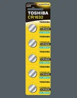 Baterie i akcesoria - Bateria litowa TOSHIBA cR1632, PW BP-5N, 5 szt. - miniaturka - grafika 1