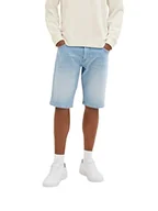 Spodenki damskie - TOM TAILOR Męskie bermudy jeans szorty 1035655, 10280 - light stone wash denim, 38 - miniaturka - grafika 1