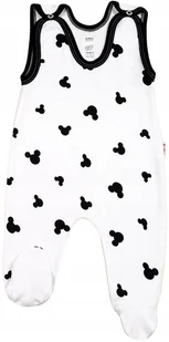 ŚPIOCHY Śpioszki bawełniane Myszka BIEL , 68 KLEKLE - Śpiochy dla niemowląt - miniaturka - grafika 1
