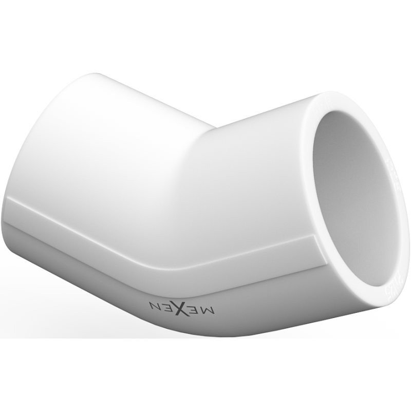 Mexen PPR kolano 45° zgrzewane do rur PPR 25 x 25, PN20 - W97337-2525-00
