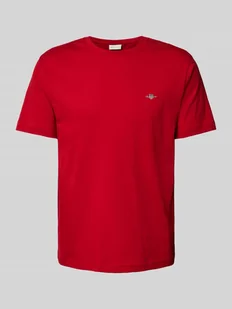 T-shirt z wyhaftowanym logo - Koszulki męskie - miniaturka - grafika 1