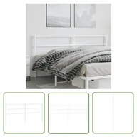 Inne meble do sypialni - The Living Store Metalowe wezgłowie - białe - 193 cm - Wezgłowie - miniaturka - grafika 1