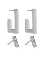 Kolczyki - Calvin Klein Kolczyki 35000459 Srebrny - miniaturka - grafika 1