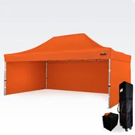 Pawilony ogrodowe - BRIMO Namiot reklamowy 4x6m - plus 3 ściany - Pomarańczowy - miniaturka - grafika 1