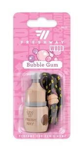 BUBBLE GUM | FRESHWAY  Normal Wood - Zapachy samochodowe - miniaturka - grafika 1