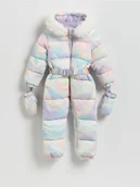 Spodnie i spodenki dla dziewczynek - Reserved - Kolorowy kombinezon z rękawiczkami - wielobarwny - miniaturka - grafika 1