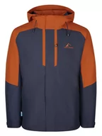 Kurtki i kamizelki sportowe męskie - Westfjord Kurtka funkcyjna 3w1 "Skogafoss" w kolorze pomarańczowo-granatowym - miniaturka - grafika 1