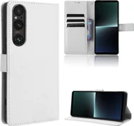 Etui i futerały do telefonów - Pokrowiec König Design kompatybilny z pokrowcem na telefon komórkowy ze skóry syntetycznej - Etui na telefon komórkowy białe - miniaturka - grafika 1
