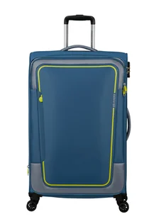 Walizka duża poszerzana American Tourister Pulsonic - coronet blue - Walizki - miniaturka - grafika 1