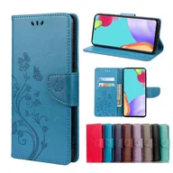 Etui i futerały do telefonów - Do Samsung Galaxy A53 5G Butterfly Flower Pattern Poziome skórzane etui na telefon z klapką z gniazdem na kartę i uchwytem - miniaturka - grafika 1