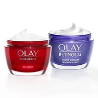 Kremy do twarzy - Olay Regenerist Krem na Dzień, 50 ml + Retinol24 Krem nawilżający na noc, 50 ml - miniaturka - grafika 1