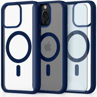 Etui i futerały do telefonów - Etui do Apple iPhone 15 Pro Do Magsafe, Przezroczyste, Granatowe Szkło - miniaturka - grafika 1