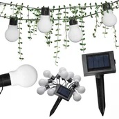 Lampy ogrodowe - LVT Girlanda Solarna ZORZA 10x - miniaturka - grafika 1