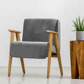 Narzuty - Narzuta SOFIA 70 x 160 cm grafitowy - miniaturka - grafika 1