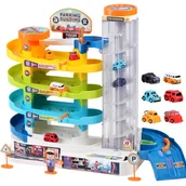 Zabawy w naśladowanie dorosłych - Parking tor dla autek elektryczna winda ZA4376 - miniaturka - grafika 1