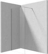 Ścianki i drzwi prysznicowe - Deante Prizma Ścianka prysznicowa walk-in stal szczotkowana 90cm KTJ_F39P - miniaturka - grafika 1
