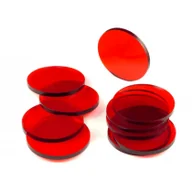 Akcesoria do gier planszowych - Crafters Podstawki akrylowe - Transparentne - Okrągłe 50 x 3 mm 10 szt. - miniaturka - grafika 1