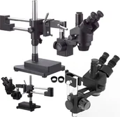 Mikroskopy i lupy - Mikroskop Optyczny 10HW Kamera 48MP Zestaw Oświetlenie Wyświetlacz 8 Cali - miniaturka - grafika 1