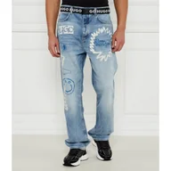 Spodnie męskie - Hugo Blue Jeansy Nate Loose fit - miniaturka - grafika 1
