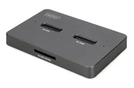 Stacje dokujące i replikatory portów - Digitus Stacja dokująca M.2 NVMe + M.2 SATA SSD z czytnikiem kart SD Express, USB-C™ DA-71546-1 - miniaturka - grafika 1