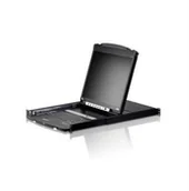 Przełączniki KVM - Przełącznik KVM LCD ATEN CL5808N, USB-PS/2, VGA, układ FR - miniaturka - grafika 1