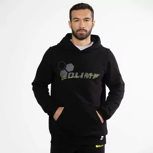 MEN Hoodie OT Black M - Bluzy sportowe męskie - miniaturka - grafika 1