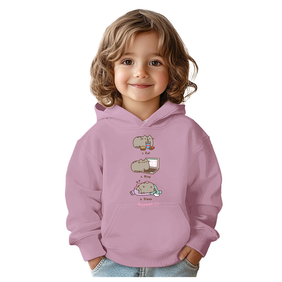 BLUZA DZIECIĘCA PUSHEEN KOT 134-140 CHŁOPIĘCA DZIEWCZĘCA PREZENT