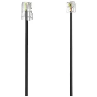 Hama Kabel połączeniowy DSL [1x RJ11 męski 6P4C - 1x RJ45 męski 8P4C] 6 m czarny - 4047443470416 - Kable USB - miniaturka - grafika 1