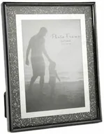 Ramki na zdjęcia - Ramka na zdjęcie zdjęcia srebrno-czarna glamour 23,5x18,5x2-12 169007 - miniaturka - grafika 1