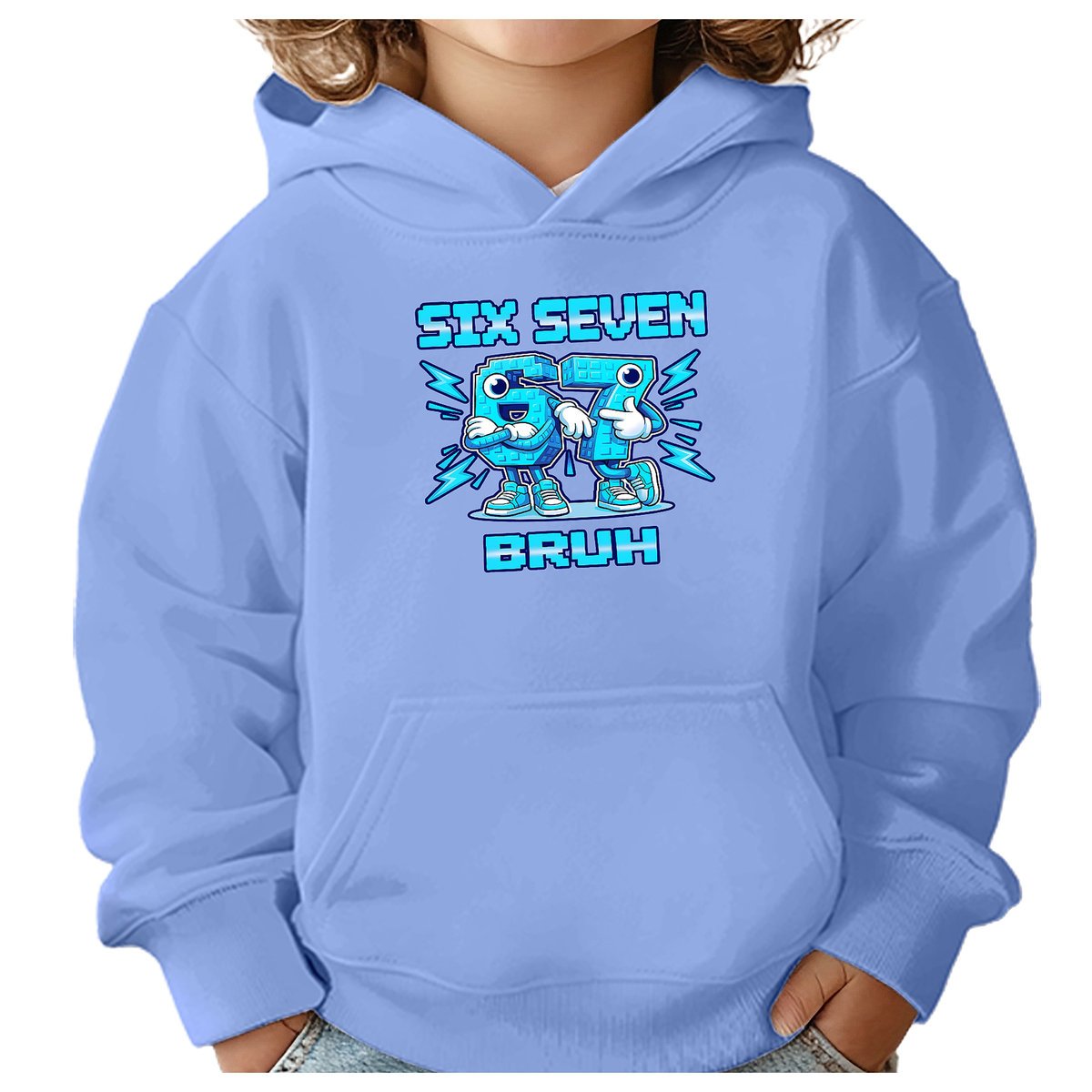 BLUZA DZIECIĘCA 67 SIX SEVEN VIRAL BRUH 104 CHŁOPIĘCA DZIEWCZĘCA