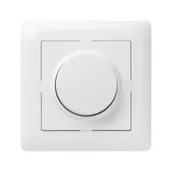 Wyłączniki światła i elektryczne - Elektro-Plast Ściemniacz przyciskowo-obrotowy ASTORIA Biały - miniaturka - grafika 1