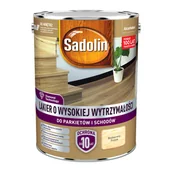 Lakiery do drewna - Lakier do parkietu i schodów wysoka wytrzymałość bezbarwny połysk 4.5 l Sadolin - miniaturka - grafika 1