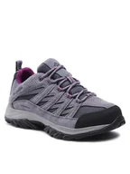 Buty trekkingowe damskie - Columbia Trekkingi Crestwood Waterproof BL5372 Szary - miniaturka - grafika 1