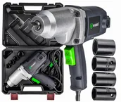 Klucze udarowe - KLUCZ UDAROWY 2200W 800NM + NASADKI WUBER WR-IW-2200 - miniaturka - grafika 1