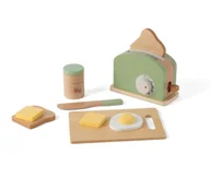 Zabawki AGD - DANTOY Drewniany toster i zestaw śniadaniowy - miniaturka - grafika 1