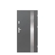 Drzwi zewnętrzne - Drzwi antywłamaniowe Forca 90P antracyt 206,8 cm - miniaturka - grafika 1