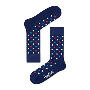 Happy Socks Dot, kolorowe i zabawne, Skarpety dla kobiet i mężczyzn, Niebieski-Czerwony-Biały (36-40) - Skarpetki męskie - miniaturka - grafika 1