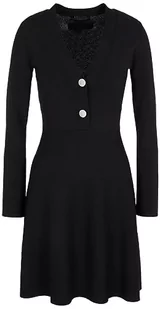 Armani Exchange Sustainable damska sukienka Soft Touch Casual Night Out, czarny, S - Sukienki - miniaturka - grafika 1