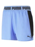 Spodnie sportowe damskie - Puma Szorty sportowe "Train all day" w kolorze lawendowym - miniaturka - grafika 1