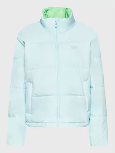 adidas Kurtka puchowa HK5255 Niebieski Regular Fit - Kurtki i kamizelki sportowe damskie - miniaturka - grafika 1