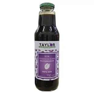 Taylor Wyprzedaż ! uskodzona etykieta Sok z suszonych śliwek kalifornijskich 750ml Taylor (1) 716_20180110164408 - Soki i napoje niegazowane - miniaturka - grafika 1
