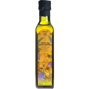 Wellbear Olej lniany złocisty zimnotłoczony - 250 ml - Zdrowa żywność - miniaturka - grafika 1