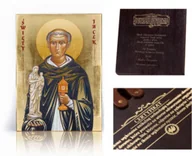 Ikony i obrazy sakralne - Ikona religijna Święty Jacek - miniaturka - grafika 1